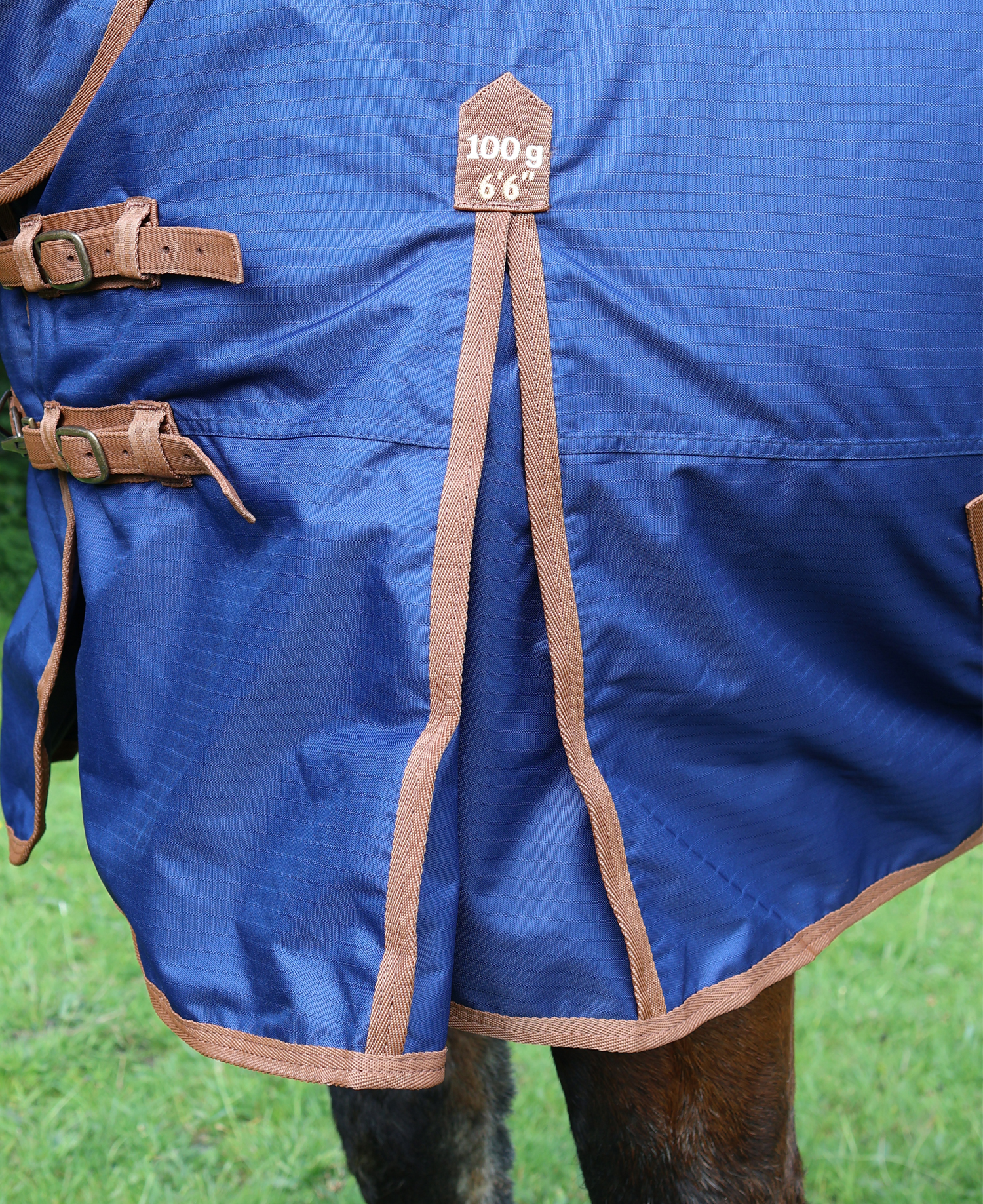 Perf 100g Combo Turnout Rug - True Navy - Image 4