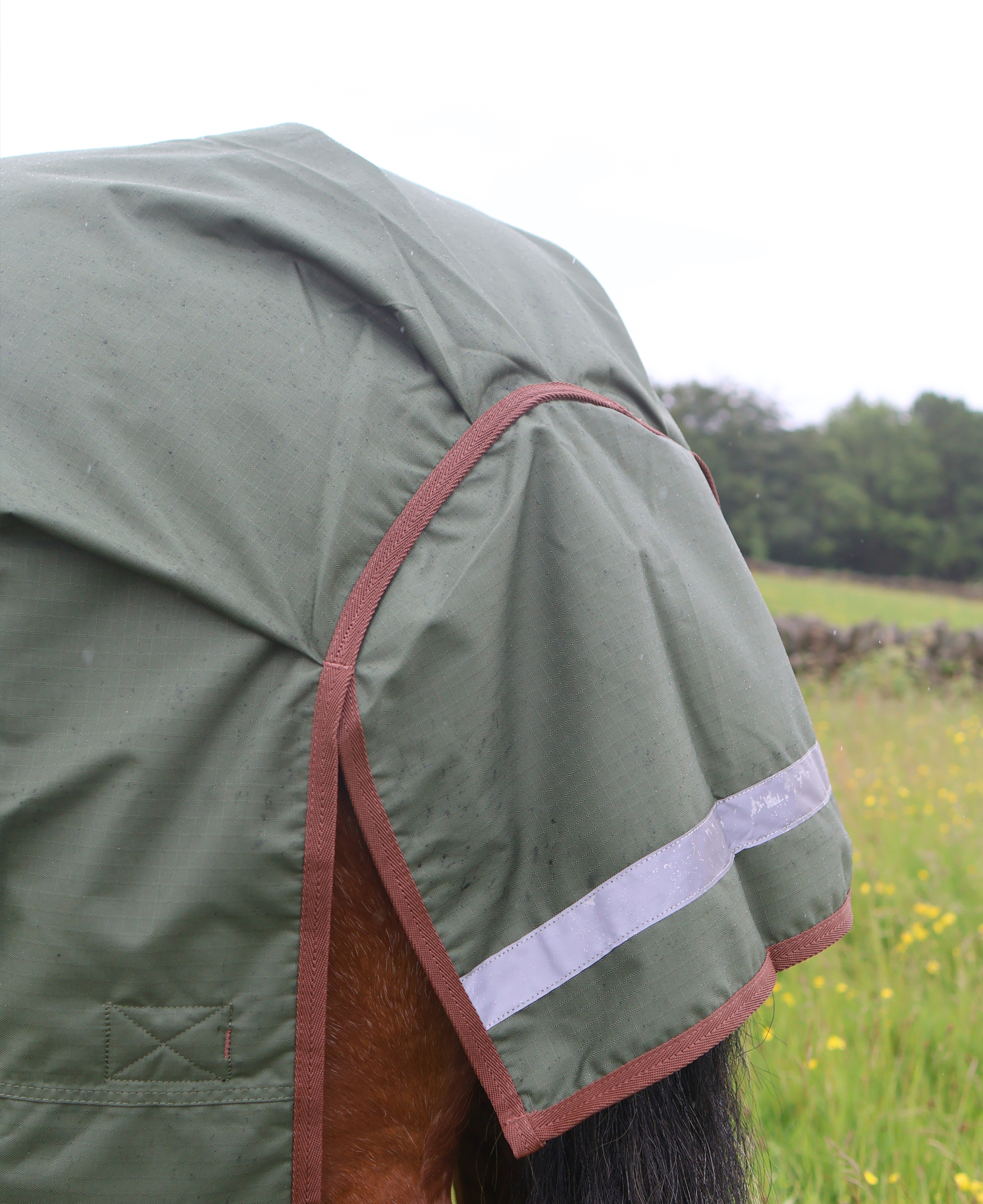 Perf 50g Combo Turnout Rug - Heritage Olive - Image 2