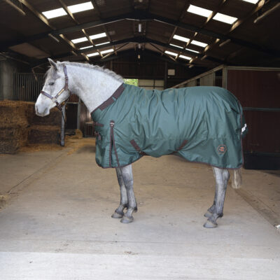 Perf 200g Detachable Neck Turnout Rug - Dark Green